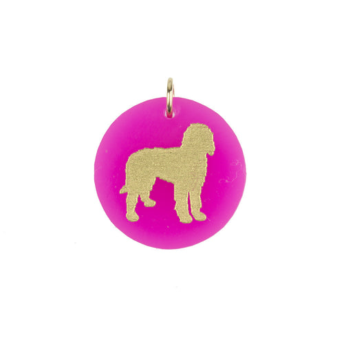I found this at #moonandlola! - Eden Goldendoodle Charm Hot Pink