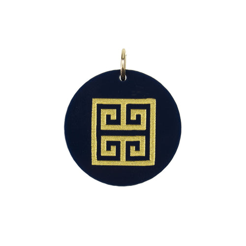 I found this at #moonandlola! - Eden Greek Key Charm