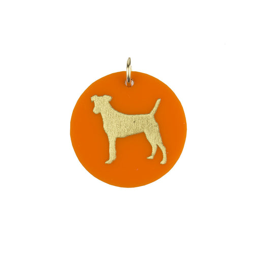 I found this at #moonandlola! - Eden Jack Russell Terrier Charm Tangerine