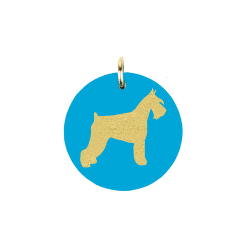 I found this at #moonandlola! - Miniature Schnauzer Charm