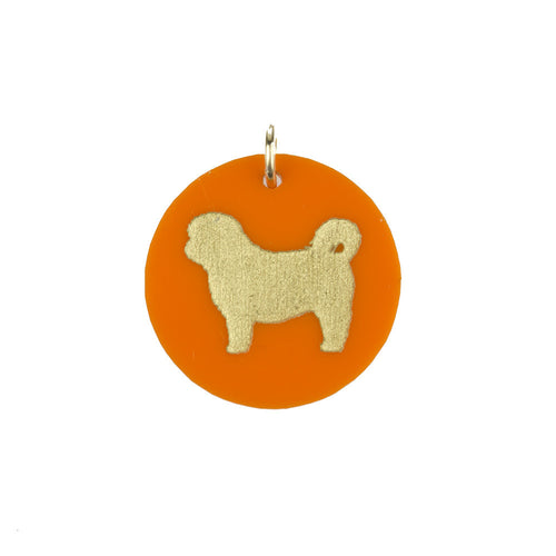 I found this at #moonandlola! - Eden Shih-Tzu Charm Tangerine