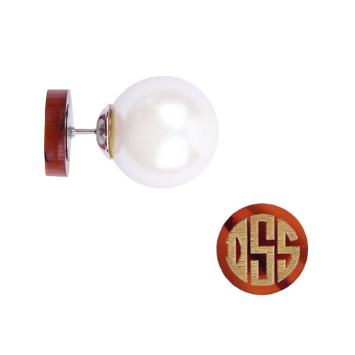 I found this at #moonandlola! - Hartford Block 360 Pearl Studs