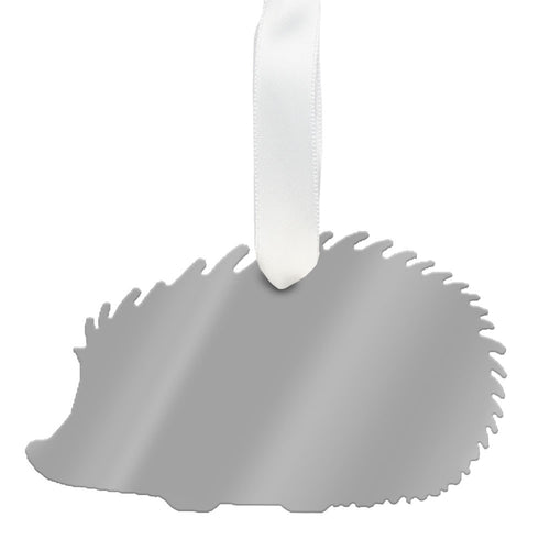 I found this at #moonandlola! - Hedgehog Ornament Mirrored Silver