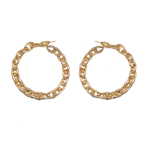 Sonora Chain Hoops - Moon and Lola