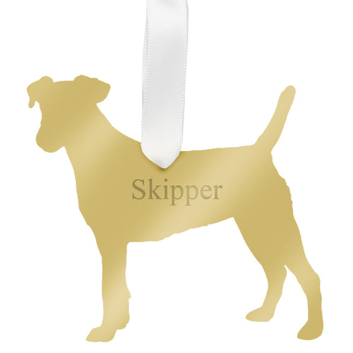 I found this at #moonandlola! - Personalized Jack Russell Terrier Ornament