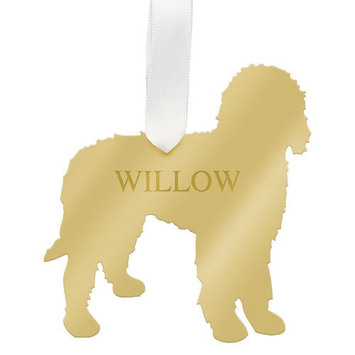 I found this at #moonandlola! - Personalized Labradoodle Ornament