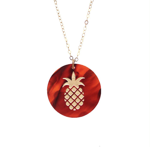 I found this at #moonandlola! - Eden Pineapple Charm on Apex Chain