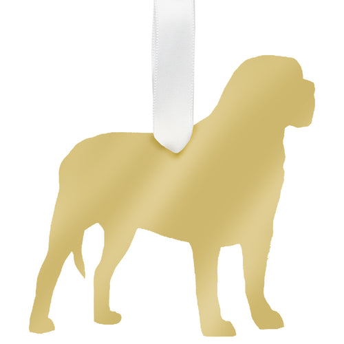 I found this at #moonandlola! -  Mastiff Ornament Mirrored Gold