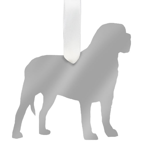 I found this at #moonandlola! - Mastiff Ornament Mirrored Silver