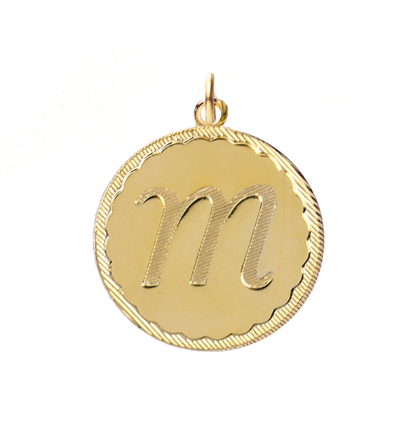 I found this at #moonandlola! - Metal Dalton M Charm Gold