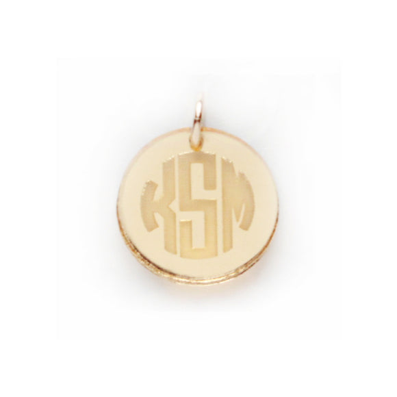 Moon and Lola - Hartford Mirrored Gold Charm