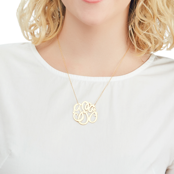 I found this at #moonandlola - Cheshire Monogram Necklace