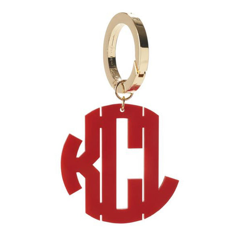 I found this at #moonandlola! - Monogram Purse Clip in Block Font