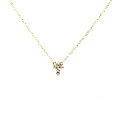 Rosary Pearl Initial Necklace