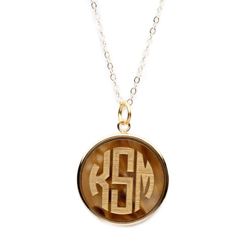 I found this at #moonandlola! - Vineyard Round Monogram Pendant on Apex Chain