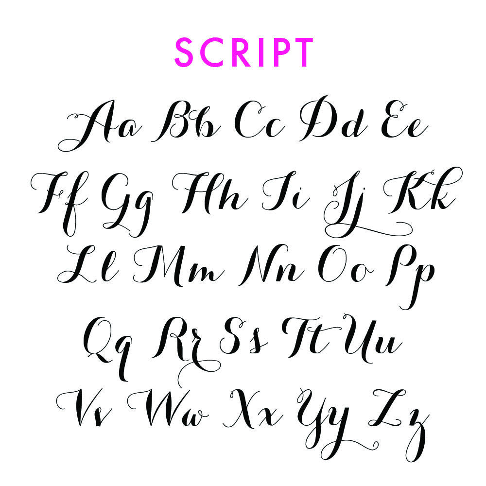 I found this at #moonandlola! - Script Font Sheet