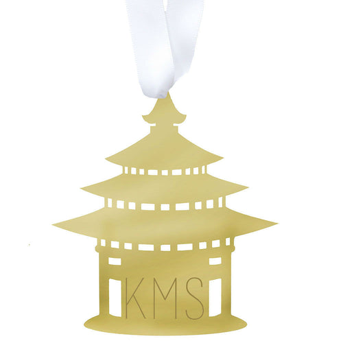 I found this at #moonandlola! - Pagoda Ornament with Monogram