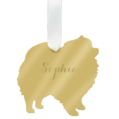 I found this at #moonandlola! - Personalized Pomeranian Ornament