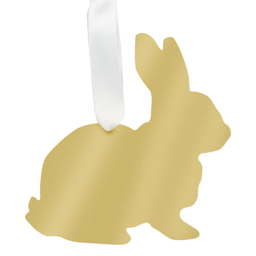 I found this at #moonandlola! - Rabbit Ornament Mirrored Gold