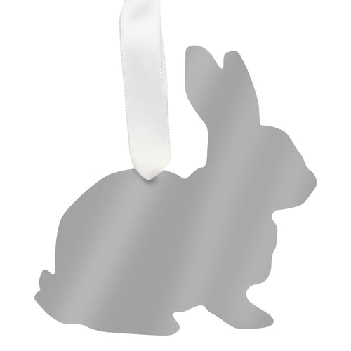I found this at #moonandlola! - Rabbit Ornament Mirrored Silver