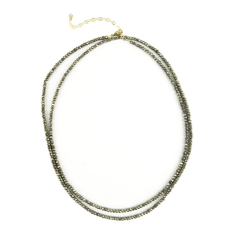 Amazonite Vertical Stone Pendant Necklace