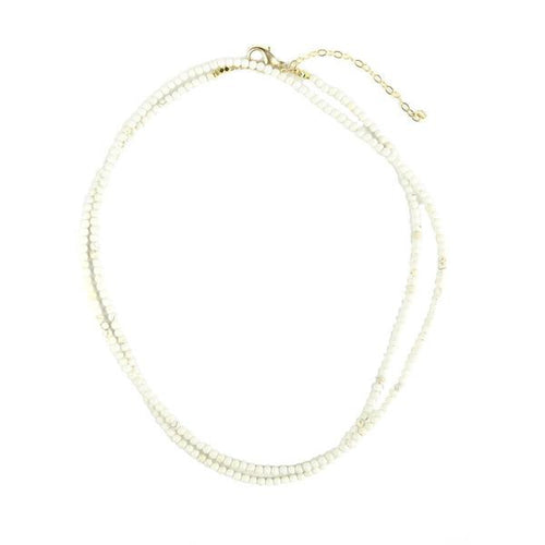 I found this at #moonandlola! - Rhea Necklace White Turquoise
