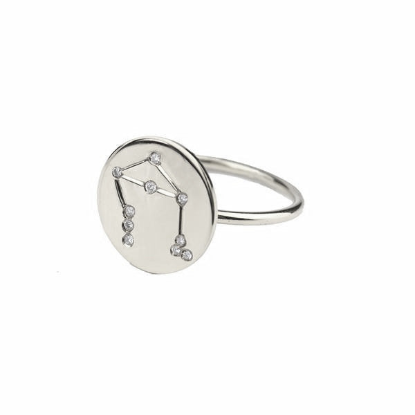 Sterling Silver Metal Constellation Ring - #moonandlola