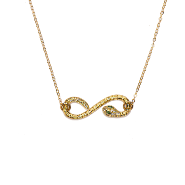 Snake Eyes Pendant Necklace - Moon and Lola