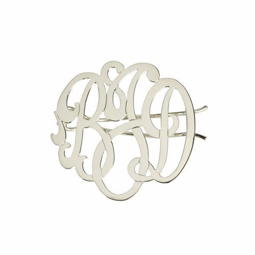 I found this at #moonandlola! - Cheshire Handcut Monogram Hair Clip
