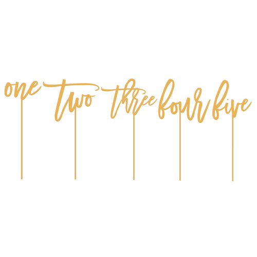 I found this at #moonandlola! - Table Number Set Word