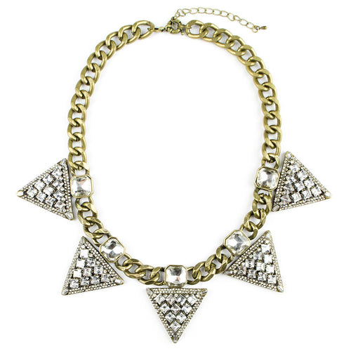 I found this at #moonandlola! - Valenza Rhinestone Necklace