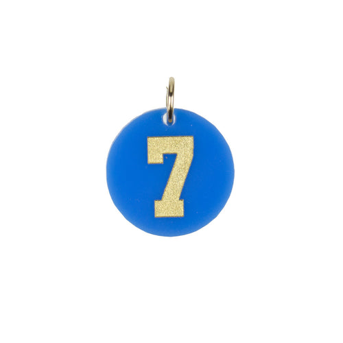 I found this at #moonandlola! - Acrylic Varsity Number Charm