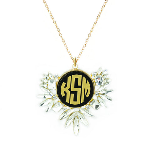 Hampton Handcut Monogram Necklace