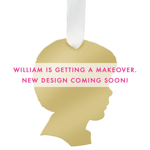 Personalized Will Ornament (WS) - Moon and Lola